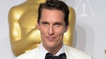 Matthew mcconaughey with oscar wearing chopard